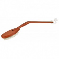 Brosse de bain à long manche ergonomique