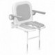 Fauteuil de douche pliant rembourré