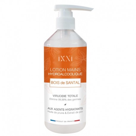 Lotions mains hydroalcooliques IXXI – Bois de santal