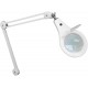 Lampe loupe VERA 4W + pince étau et pied à roulettes lesté