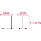 Table de lit DIFFUSION